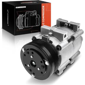 A-Premium Air Conditioner AC Compressor with Clutch Compatible with Ford Freestar 2004-2007, Windstar 1999-2003 & Mercury Monterey 2004-2007, 3.8L 3.9L 4.2L, For FS10 Compressor Only, 6 Grooves