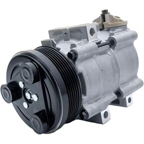 FKG AC Compressor and A/C Clutch CO 35112C fit for 97-99 F-250 (4.6L 5.4L), 03-07 Ford F-250 F-350 F-450 F-550 Super Duty 6.0L, 99-00 Ford F-250 F-350 F-450 F-550 Super Duty 6.8L