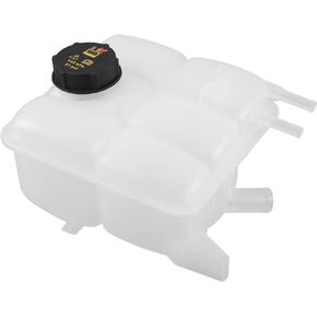 X AUTOHAUX Coolant Radiator Reservoir Tank 1425193 Coolant Overflow Expansion Bottle with Cap for VOLVO V50 S40 C30 C70