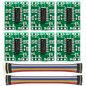 6Pcs PAM8403 Mini Digital Power Amplifier Board Class D 2x3W 2.5-5V Input
