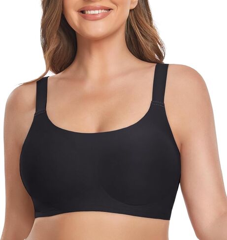 Soft Bras for Women No Underwire Wireless Bralettes Full Coverage Ultra Comfort T-Shirt Bra with Bra Extender in Saudi Arabia