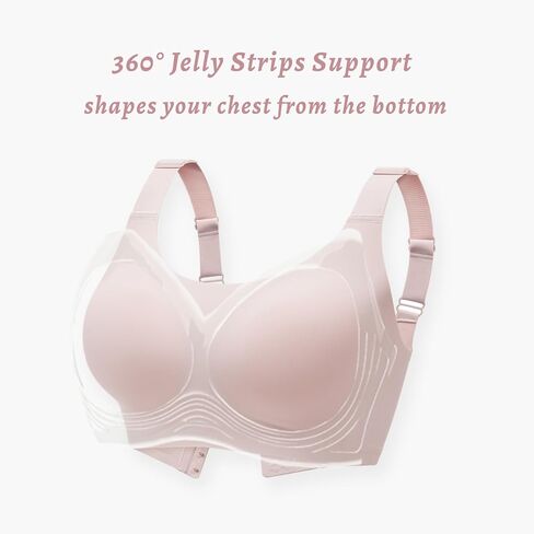 Soft Bras for Women No Underwire Wireless Bralettes Full Coverage Ultra Comfort T-Shirt Bra with Bra Extender in Saudi Arabia