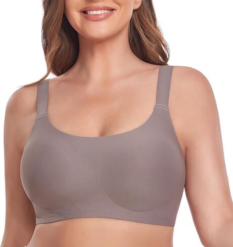 Soft Bras for Women No Underwire Wireless Bralettes Full Coverage Ultra Comfort T-Shirt Bra with Bra Extender in Saudi Arabia
