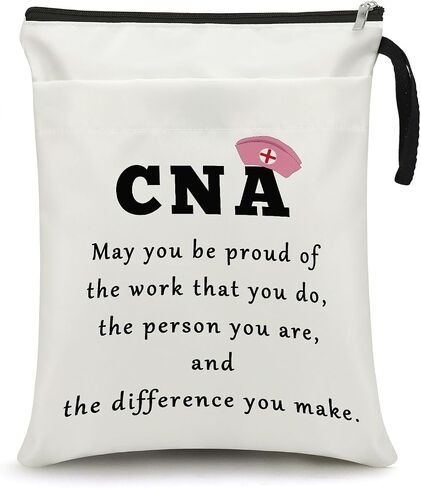 CNA Appreciation Week Gifts Book Sleeve Bookish Gifts for Book Lovers Book Cover Book Cover with Zipper Certified Nursing Assistant Gifts Book Protector Pouch for Paperbacks CNA Graduation Gift in Saudi Arabia