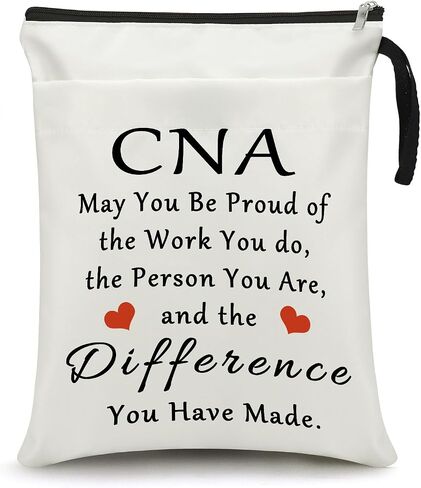 CNA Appreciation Week Gifts Book Sleeve Bookish Gifts for Book Lovers Book Cover Book Cover with Zipper Certified Nursing Assistant Gifts Book Protector Pouch for Paperbacks CNA Graduation Gift in Saudi Arabia