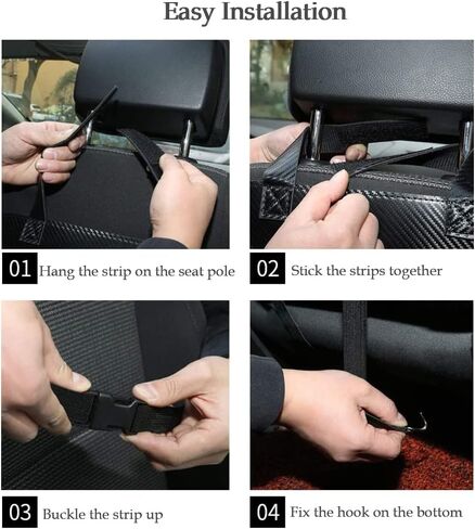 Car Backseat Organizer with Foldable Table Tray,Car Storage Organizer with Tablet Holder,Car Seat Back Protectors Kick Mats,Premium PU Leather Material,Compatible with Most Vehicles in Saudi Arabia