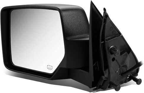 DNA Motoring OEM-MR-CH1320371 Left Side Mirror Compatible with 2008-2012 Liberty Heated Powered Adjustment Foldable Rear View Mirror in Saudi Arabia