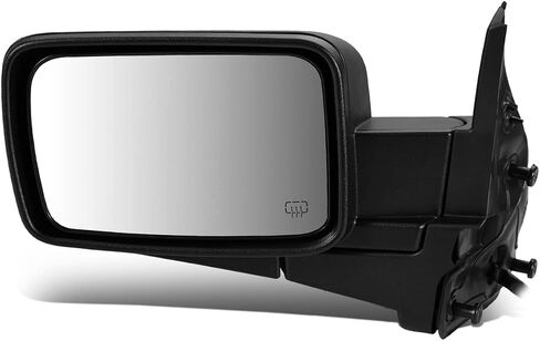 DNA Motoring OEM-MR-CH1320371 Left Side Mirror Compatible with 2008-2012 Liberty Heated Powered Adjustment Foldable Rear View Mirror in Saudi Arabia