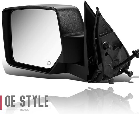 DNA Motoring OEM-MR-CH1320371 Left Side Mirror Compatible with 2008-2012 Liberty Heated Powered Adjustment Foldable Rear View Mirror in Saudi Arabia