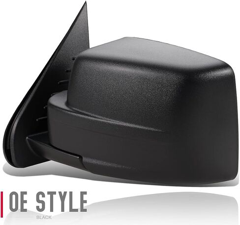 DNA Motoring OEM-MR-CH1320371 Left Side Mirror Compatible with 2008-2012 Liberty Heated Powered Adjustment Foldable Rear View Mirror in Saudi Arabia