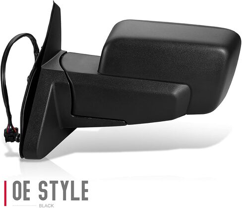 DNA Motoring OEM-MR-CH1320371 Left Side Mirror Compatible with 2008-2012 Liberty Heated Powered Adjustment Foldable Rear View Mirror in Saudi Arabia