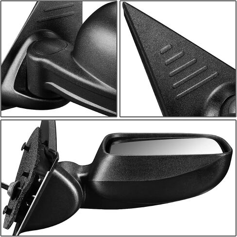 DNA Motoring OEM-MR-CH1320371 Left Side Mirror Compatible with 2008-2012 Liberty Heated Powered Adjustment Foldable Rear View Mirror in Saudi Arabia