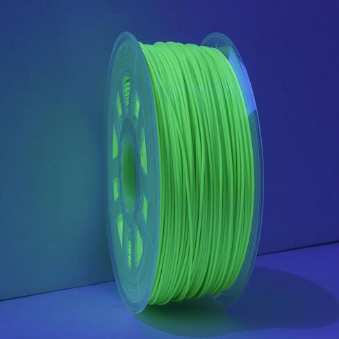Gizmo Dorks 3mm (2.85mm) ABS Filament 1kg / 2.2lb for 3D Printers, Fluorescent Green (UV Light) in Saudi Arabia