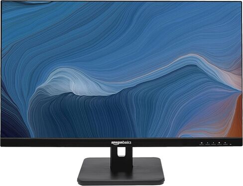 شاشة Amazon Basics مقاس 24 بوصة IPS | مدعومة بتقنية AOC | FHD 1080P | HDMI ومنفذ العرض ومدخل VGA | متوافق مع VESA | مكبرات صوت مدمجة | أسود | للمكتب والمنزل in Kuwait