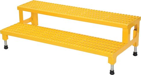 Vestil ASP-48 Adjustable Step Mate Stand, Steel, 48" Width, 24" Depth, 500 lbs Capacity in Saudi Arabia