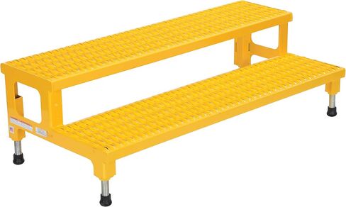 Vestil ASP-48 Adjustable Step Mate Stand, Steel, 48" Width, 24" Depth, 500 lbs Capacity in Saudi Arabia