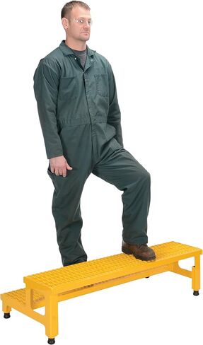 Vestil ASP-48 Adjustable Step Mate Stand, Steel, 48" Width, 24" Depth, 500 lbs Capacity in Saudi Arabia