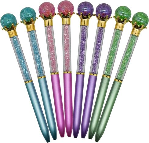 Maydahui 12 PCS Crystal Crown Ballpoint Pen Retractable Bling Pen Black Ink for Women Girls Wedding School in Saudi Arabia