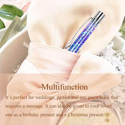 4 Pcs Colorful Metal Ballpoint Pen, Unique Metal Bling Dynamic Liquid Sand Pen with Black Ink Office Supplie Gifts Pens for Christmas Engagement Wedding Birthday Mother Day in Saudi Arabia