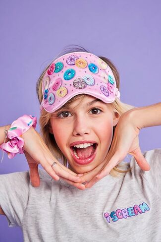 iscream Silky Satin, Fully Lined Sleep Mask and Matching Scrunchy Set - Beary Sweet Gummi Bear in Saudi Arabia