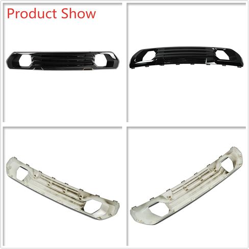 LABLT Gloss Black Front Lower Bumper Filler Replacement for GMC Sierra 1500 AT4/Denali 2019-2021 84176747 in Saudi Arabia