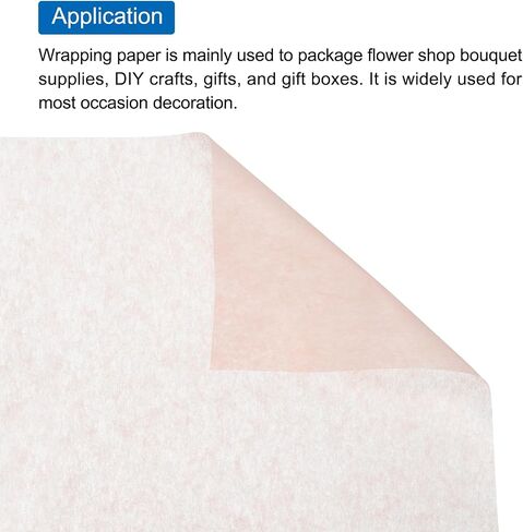 MECCANIXITY Tissue Gift Wrapping Paper Tissue Paper Beige 19.69x27.56 Inch for Florist Bouquet Supplies, DIY Crafts Decoration, Gift/Gift Box Packaging Pack of 100 in Saudi Arabia