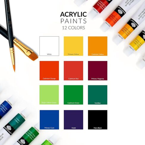 Royal & Langnickel Paint 12PK 12/PKG, 0.4 Fl Oz (Pack of 12), Acrylic Set in Saudi Arabia