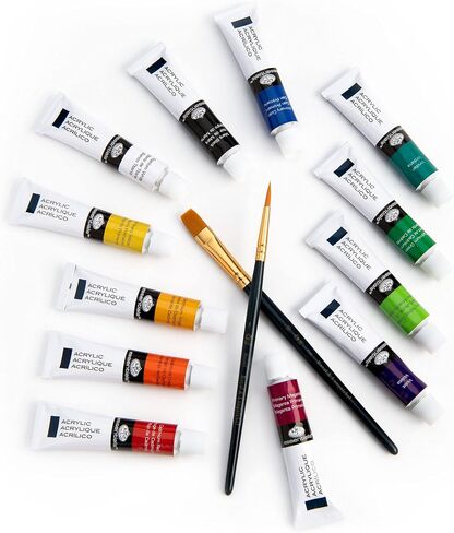 Royal & Langnickel Paint 12PK 12/PKG, 0.4 Fl Oz (Pack of 12), Acrylic Set in Saudi Arabia