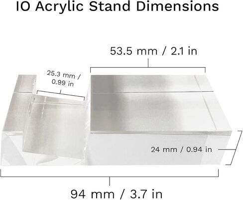 Infinite Objects Acrylic Stand | Handcrafted Digital Art Stand | For Small & Large Acrylic Bamboo IO Art Pieces | Home Decor Easel Aesthetics in Saudi Arabia