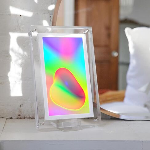 Infinite Objects Acrylic Stand | Handcrafted Digital Art Stand | For Small & Large Acrylic Bamboo IO Art Pieces | Home Decor Easel Aesthetics in Saudi Arabia