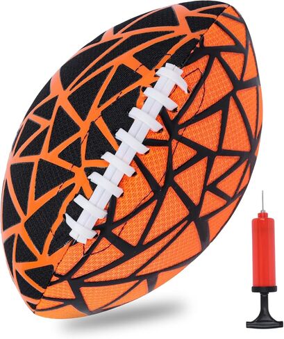 Shindel Inflatable Waterproof Football, Rubber Football 9.3 Inch Practice Football with Special Grip Pattern for Kids Outdoor in Saudi Arabia