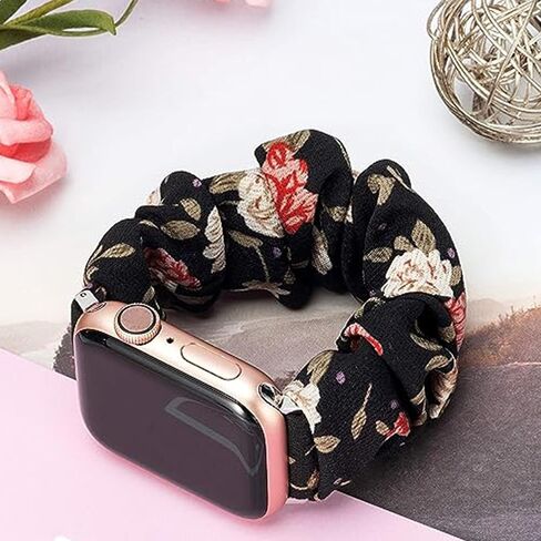 متوافق مع iTouch Sport 4 Bands، 20 مم قماش مرن Scrunchie مرن للسيدات، أشرطة بديلة لطيفة متوافقة مع iTouch Sport 4 / Sport 3 / AIR 3 40 مم ساعة ذكية in Kuwait