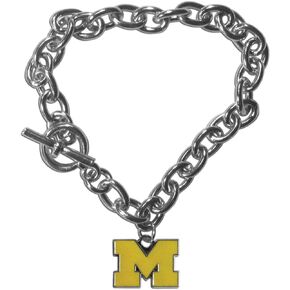 Siskiyou NCAA womens Charm Chain Bracelet
