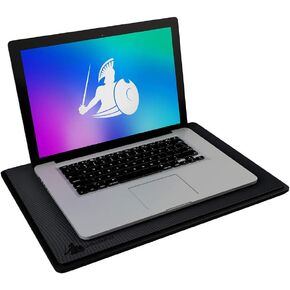 DefenderPad Laptop EMF Radiation Protection & Heat Shield by DefenderShield - EMF Blocker Lap Pad & 5G Protector Computer Lapdesk Compatible with up to 17" Laptop, Chromebook, MacBook (Black)