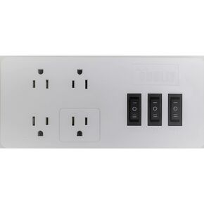 4-Outlet Music Synchronized Power Strip with Wireless Ready