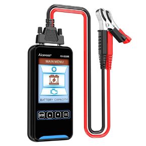 Car Battery Tester 12V/24V, Automotive Alternator Tester 100-2000 CCA Digital Auto Battery Analyzer for Car SUV