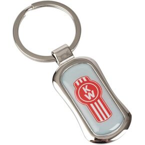 Kenworth Chrome Key Chain Tag, 3 1/3" x 1" x 1/4".