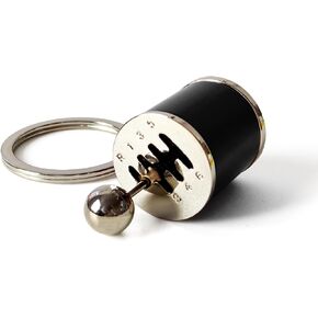 Gea Box Keychain 6 Speed Manual Transmission Shift Lever Keyring Mini Car Gear Shift Stick Knob Keyring Manual Transmission Gearbox Key Chain Creative Car Key Fob Keychain Accessories(Colorful)