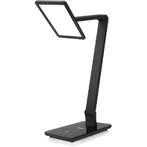 saicoo LED Desktop Lamp with Large LED Panel, Seamless Dimming-Control of Brightness and Color Temperature, an USB Charging Port