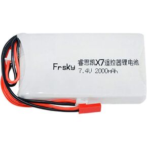 Frsky 7.4V 2000mAh 8C Li-po Rechargeable Replacement Battery for Frsky ACCST Taranis Q X7 Remote Controller Transmitter