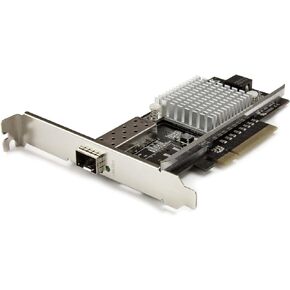 StarTech.com 10G Network Card - MM/SM - 1x Single 10G SPF+ Slot - Intel 82599 Chip - Gigabit Ethernet Card - Intel NIC Card (PEX10000SFPI)