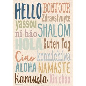 Teacher Created Resources Everyone is Welcome Hello Positive Poster