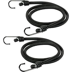 M-Tac - 40 Inch (101 CM) - Bungee Cord with Durable Metal Hooks, Set of 2