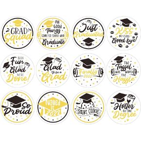 SICOHOME Graduation Gift Labels Stickers 2024 Funny Graduation Gift Tags Stickers Graduation Gift Labels Present Stickers for Gift Wrap Box Decorations Card Envelope Seals Party Favors