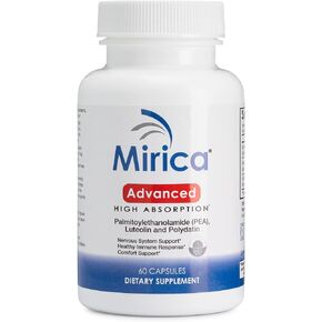 Advanced - High Absorption Formula, Palmitoylethanolamide (Pea) Luteolin and Polydatin, Nervous System Support Capsule, 60ct