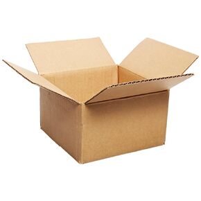 Aviditi 774 Corrugated Cardboard Box 7" L x 7" W x 4" H, Kraft, for Shipping, Packing and Moving (Pack of 25)