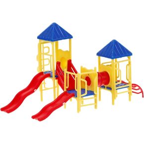 HEMOTON 1 Set Toy Slide Toys Models Miniature Decor Doll House Mini Ornament Mini Playground Sand Table Material Doll House Crafts Home Ornaments Model Material Child Outdoor Plastic
