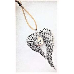 Mom Memorial Angel Wings Christmas Ornament In Memory Sympathy Bereavement Keepsake Gift