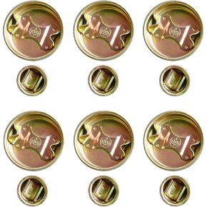 YTK 2 "و 3/4" سدادة فولاذية مع حشية، غطاء سدادة إغلاق الطبل مع مطلي مطلي لبرميل 55 جالون، 12 مجموعة in Kuwait