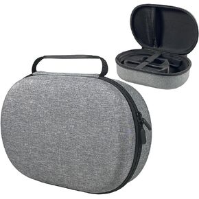 Hard Carrying Case for Apple Vision Pro, Compatible with Battery & Charger Accessories Compact design Handheld Travel Case Shockproof Portable Bag for Apple Vision Pro